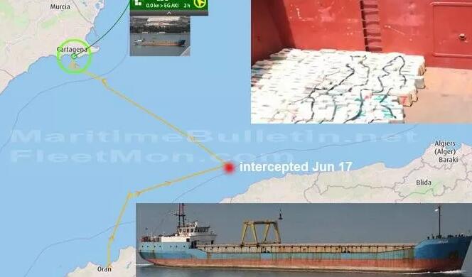 刷新記錄！這艘船運了16噸可卡因！